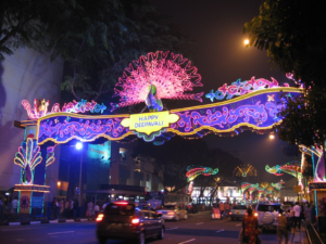 Best Attractions in Singapore by night.