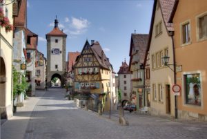 Rothenburg ob der Tauber - one of the most famous German attractions. 