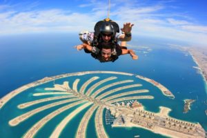 skydiving in dubai