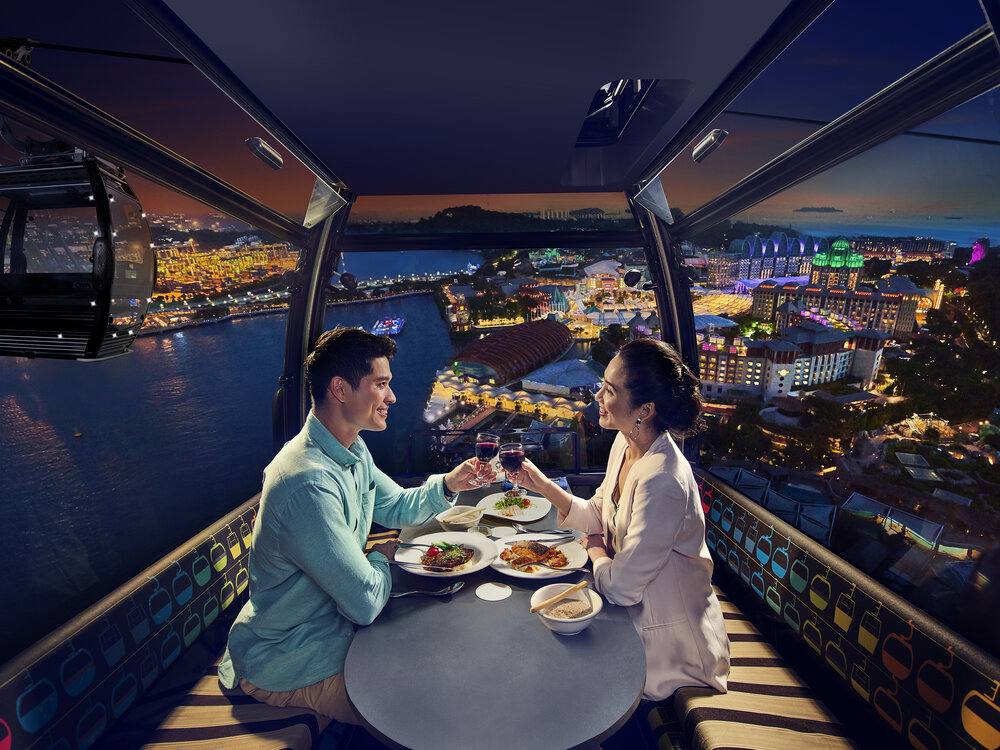 Cable Car Sky Dining Singapore