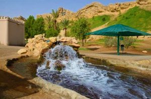 Ain Al-Madhab Hot Spring in Fujairah UAE