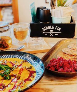 Single Fin Café is one of the best vegan restaurants in Dubai