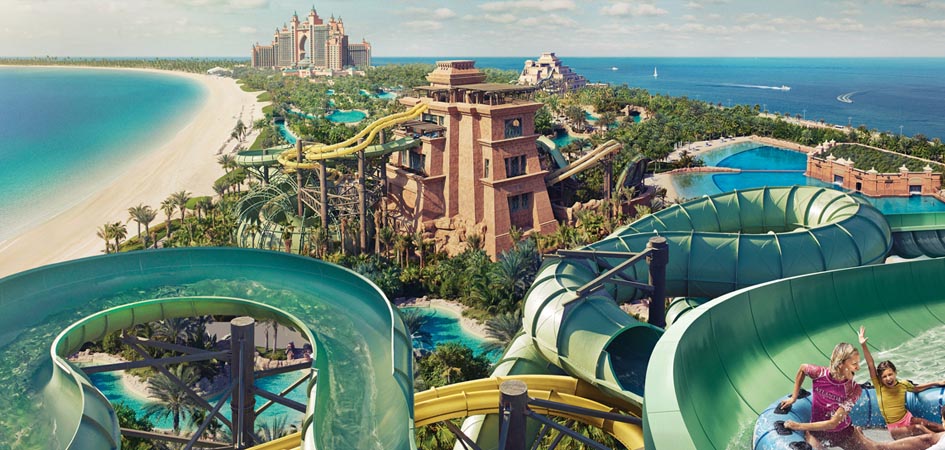 Atlantis Aquaventure attractions.