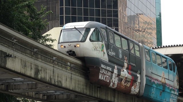 Kuala lumpur Aquaria monorail