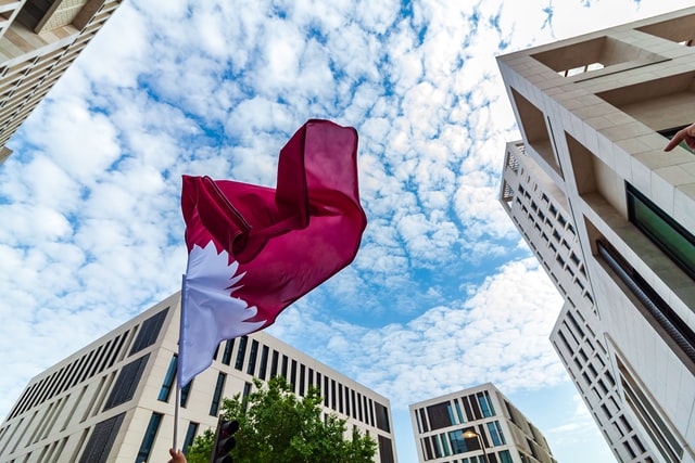 Qatar flag 